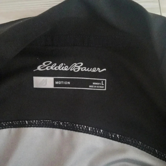 Eddie Bauer momentum light jacket black crome women's size large - Picture 6 of 8